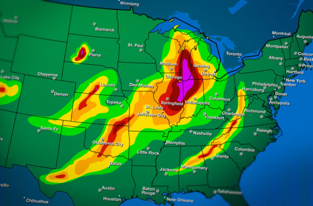 monitor weather patterns for HVAC